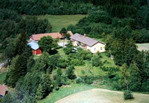 Aerial View of Hirvivuori's Manor House and Grounds
